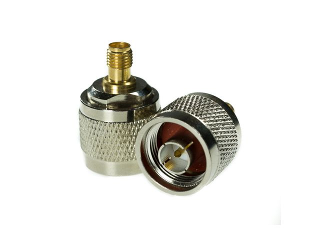 Conector macho N - hembra SMA Conector macho N - hembra SMA